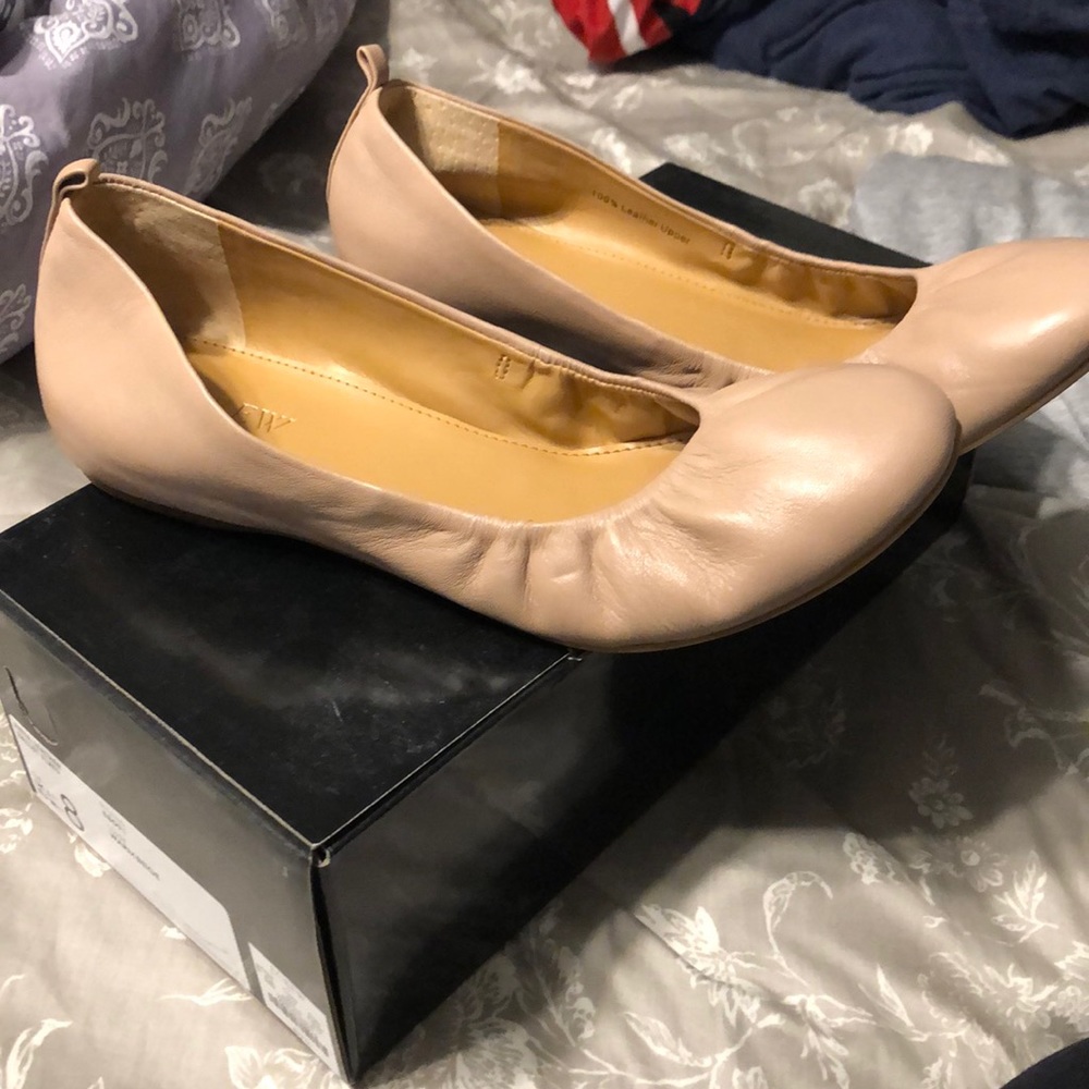 Lightly worn flats